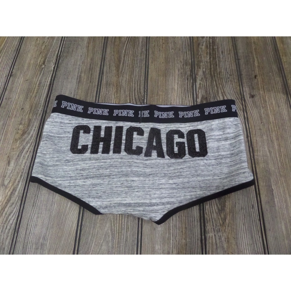 New Medium Victoria's Secret Pink "Chicago" Pizza Sequin Underwear